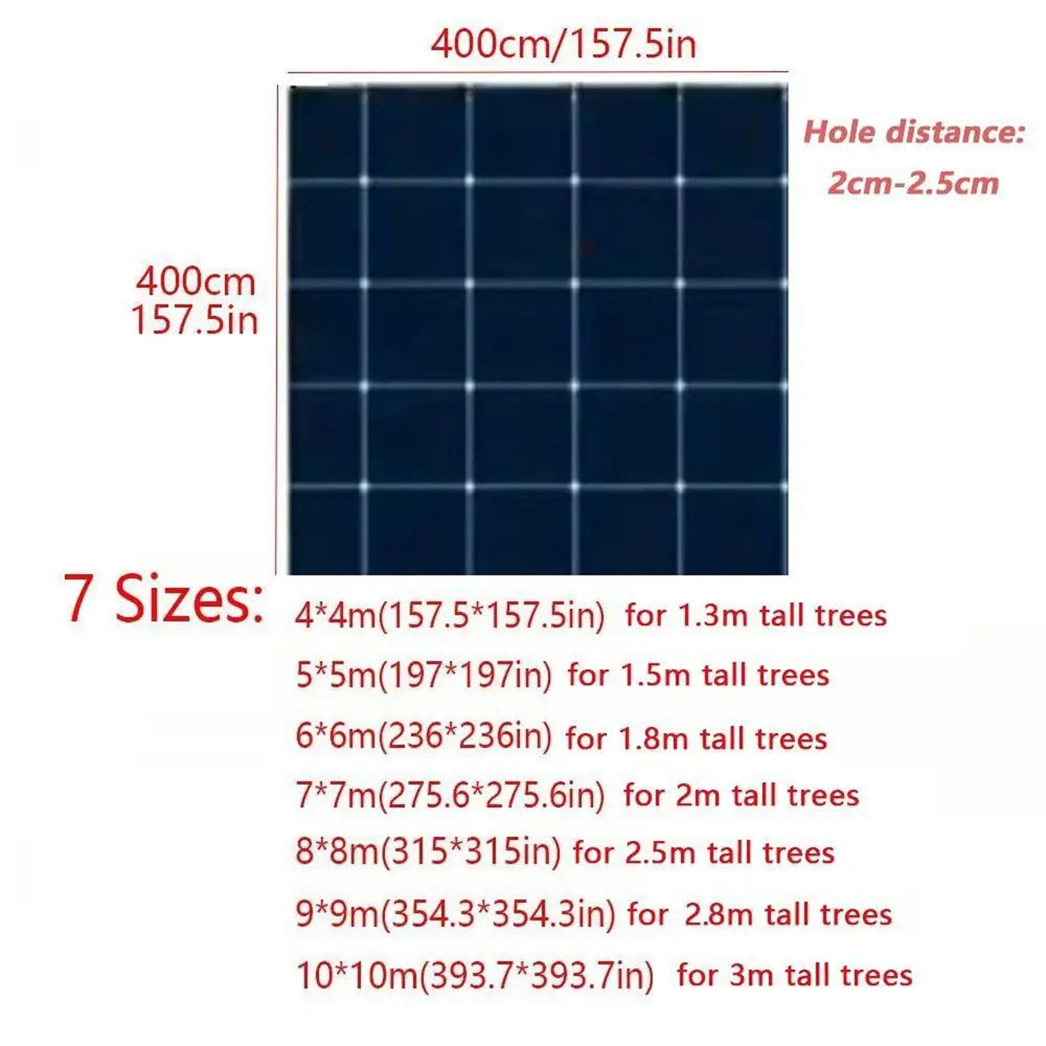 NetaVrax Bird Netting for Fruit Trees and Crops