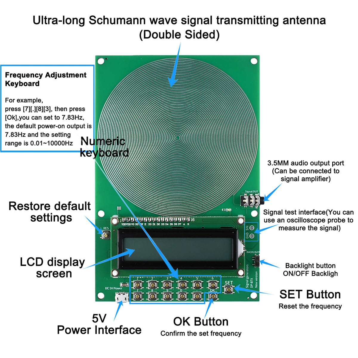 AetheLyx Schumann Resonance & Pure Sine Signal Generator