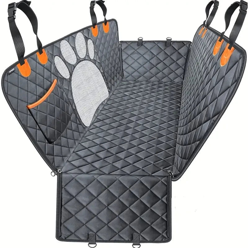 TuffieTail Heavy-Duty 3-in-1 Waterproof Dog Car Seat Cover