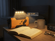 AlerSkyo Emergency Weather Radio with Hand Crank and Solar Charging