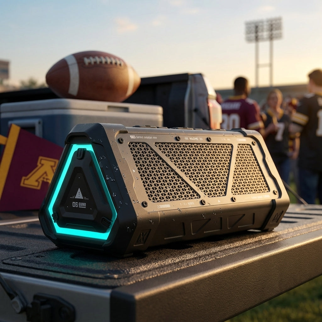 MeloxDyne IP67 Waterproof Outdoor Bluetooth Speaker with 24H Battery