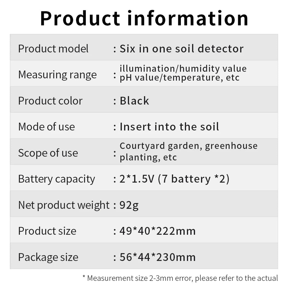 AcioSolex - Soil pH Meter
