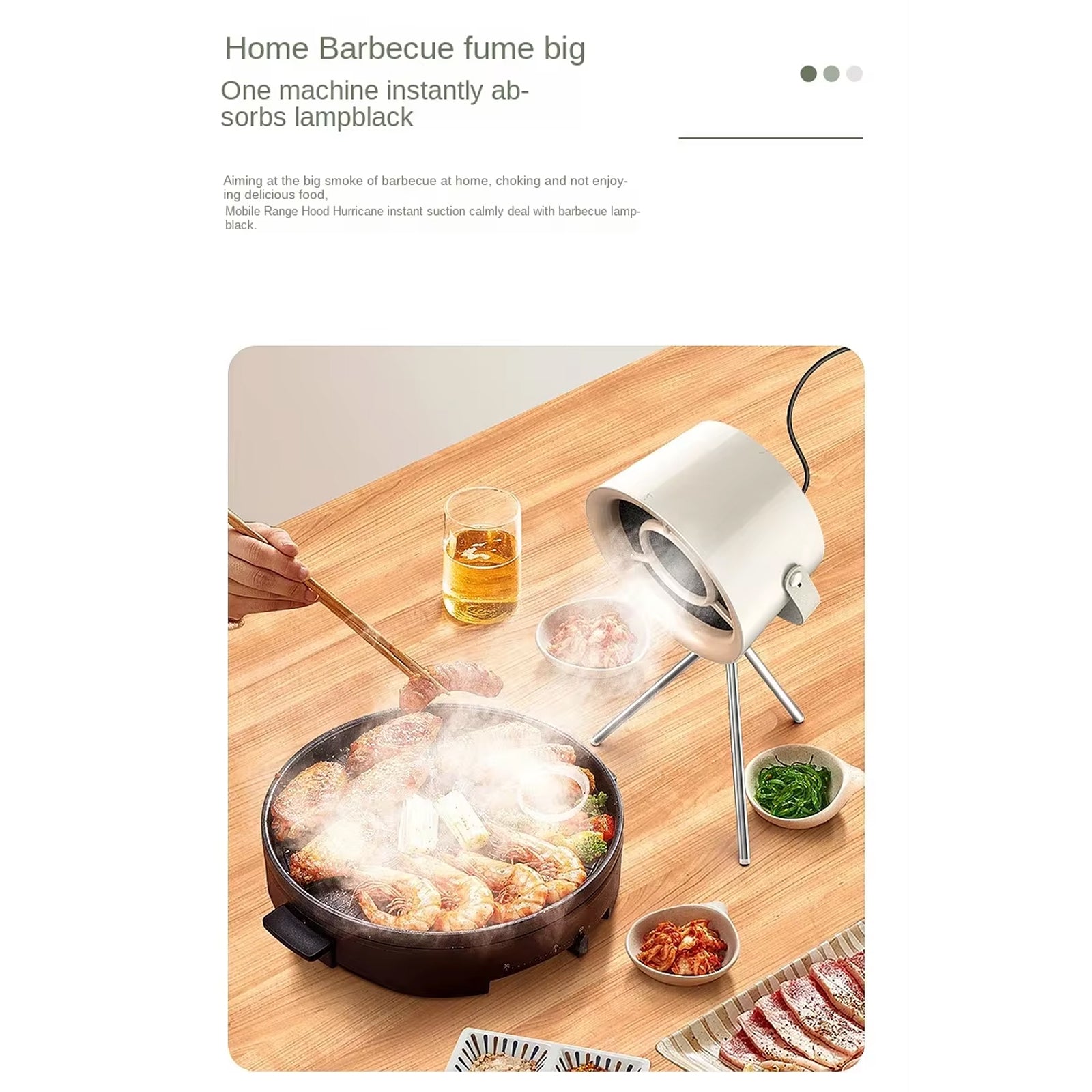 AirLifto - Portable Range Hood For Summer Trips