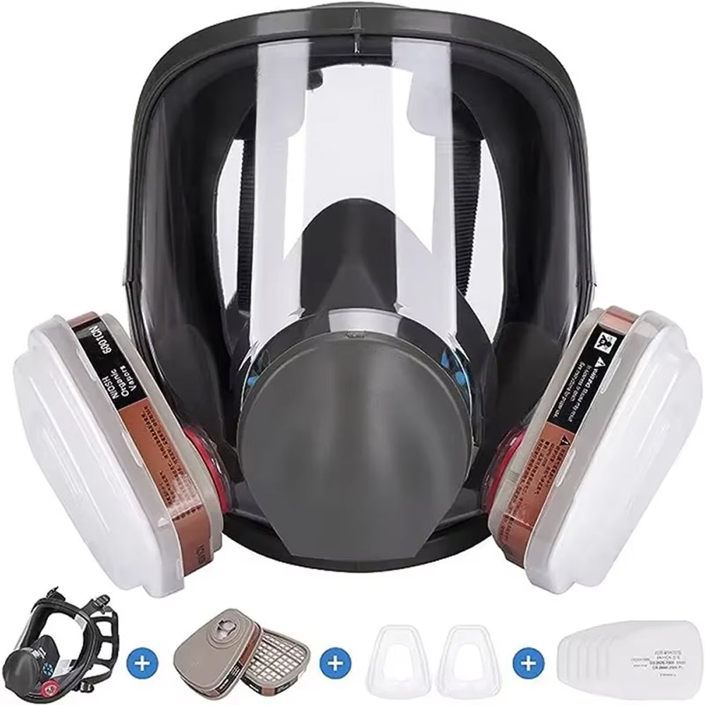 AiroLabix Dual Filtration Full Face Respirator Mask