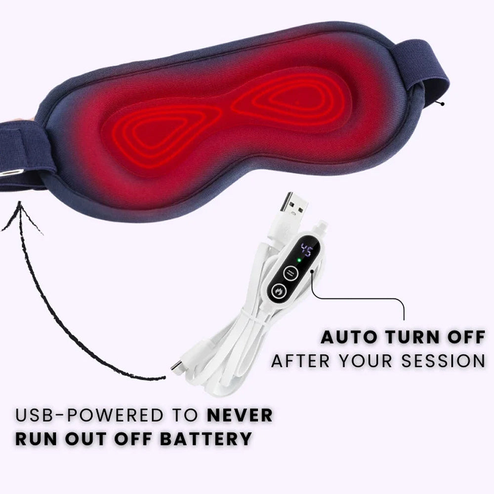 AizeNoras Heated Eye Mask for Dry Eyes & Sleep