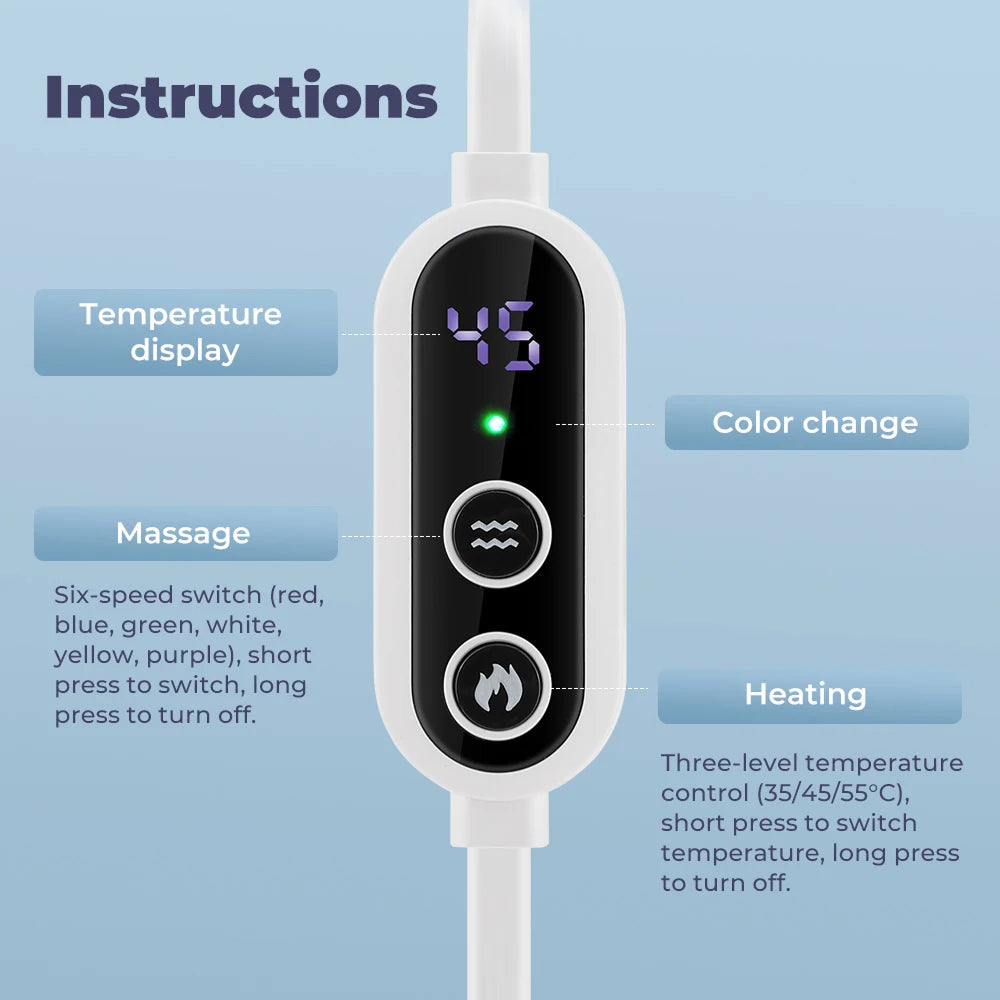 AizeNoras Heated Eye Mask for Dry Eyes & Sleep
