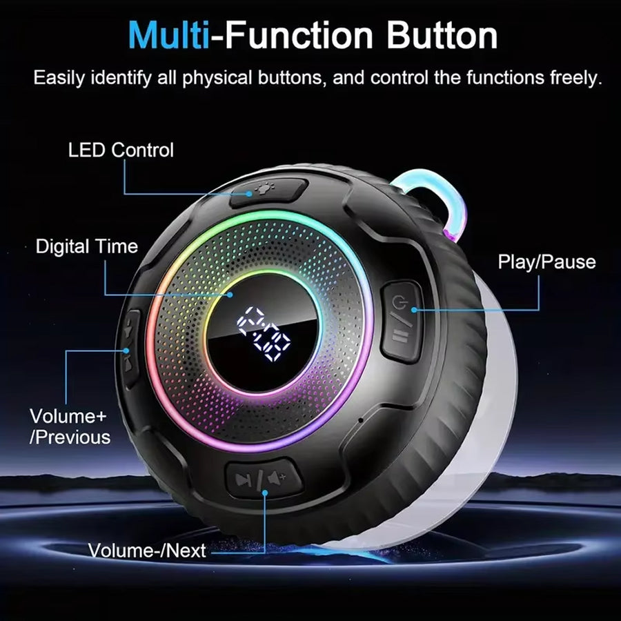 AquaTonye - Bathroom Bluetooth Speaker To Enjoy Shower