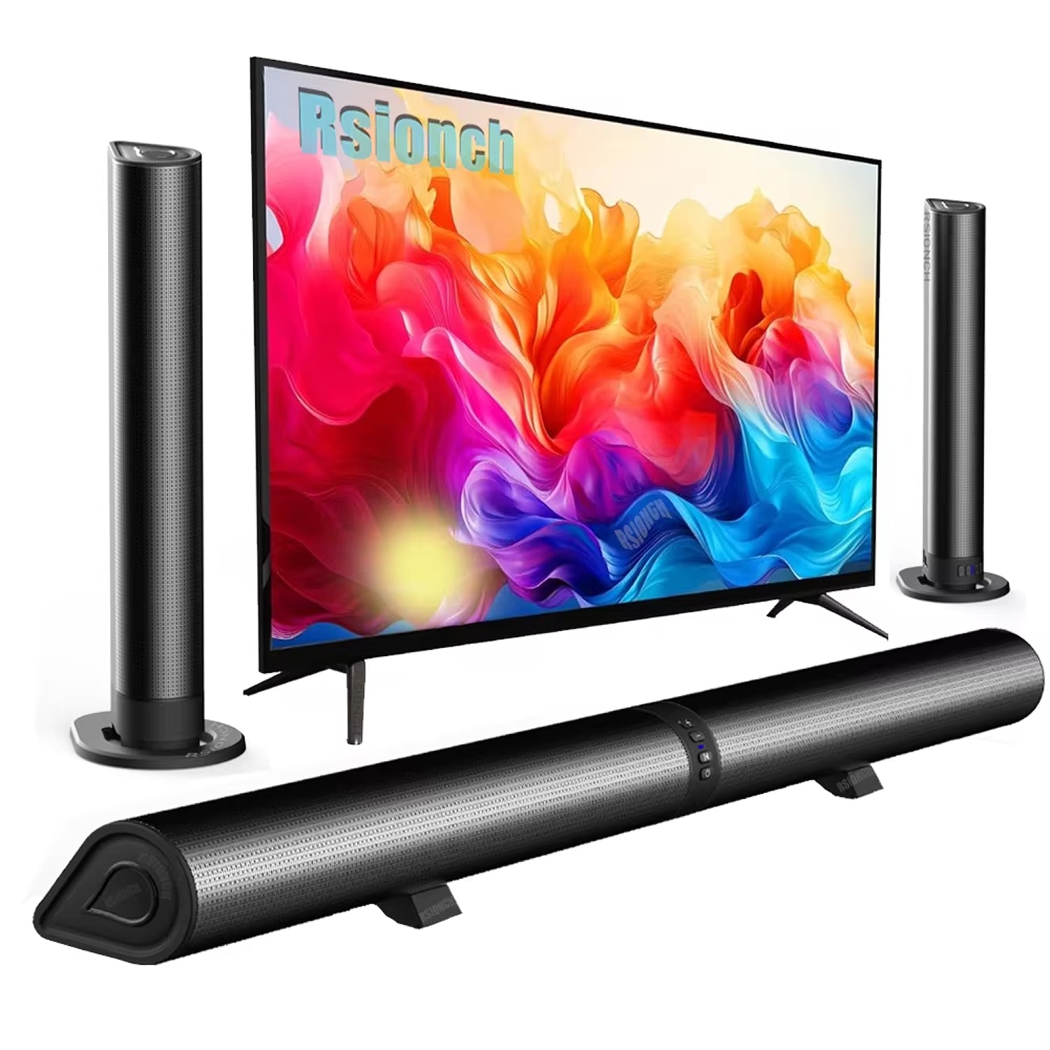 AuraSozi 2-in-1 Convertible TV Sound Bar | 2.1 Channel Audio