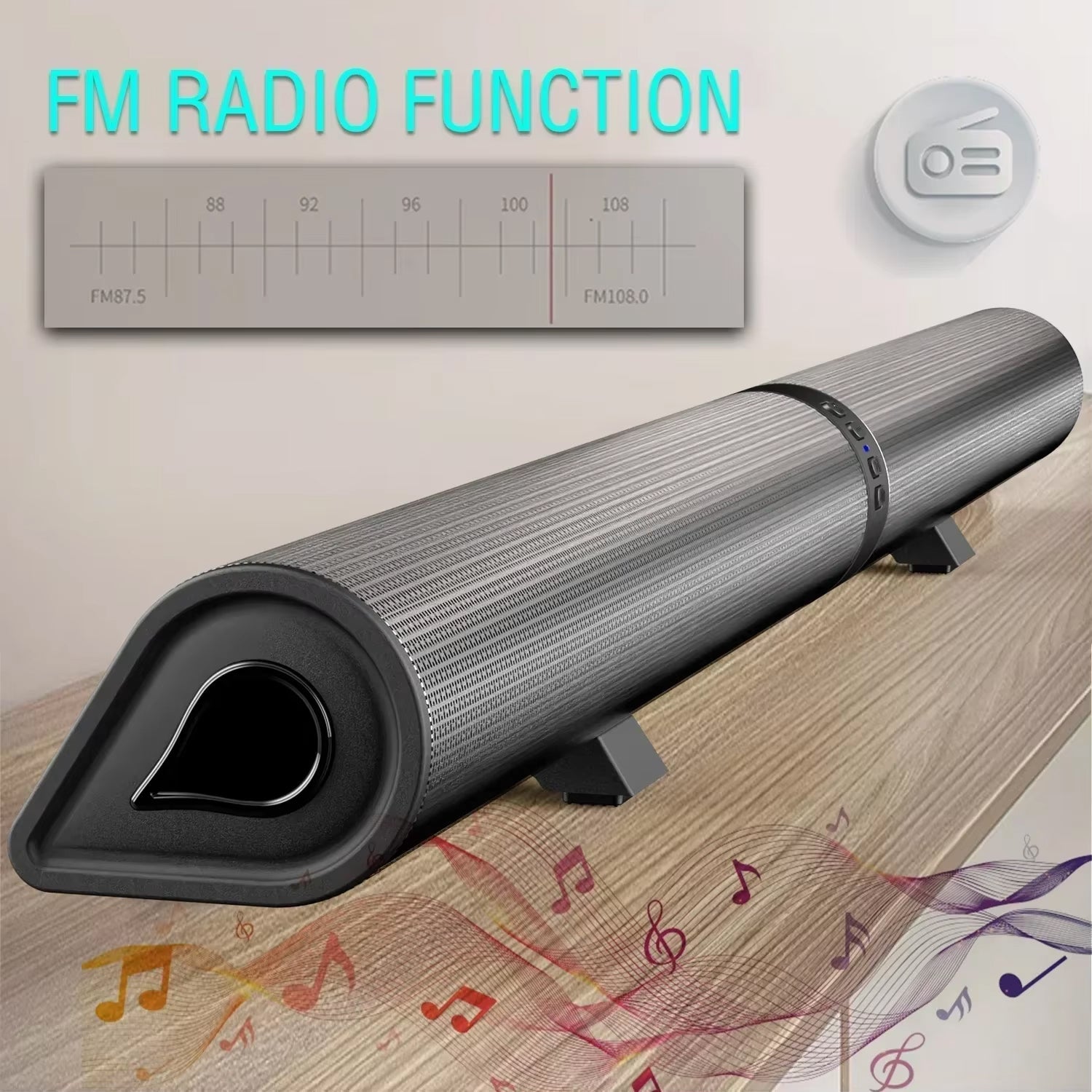 AuraSozi 2-in-1 Convertible TV Sound Bar | 2.1 Channel Audio