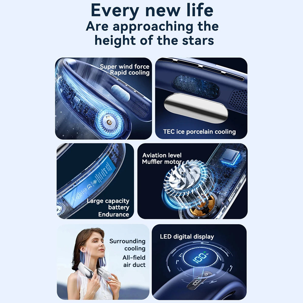 AuraIcyy Wearable Neck Air Conditioner & Cooler Fan