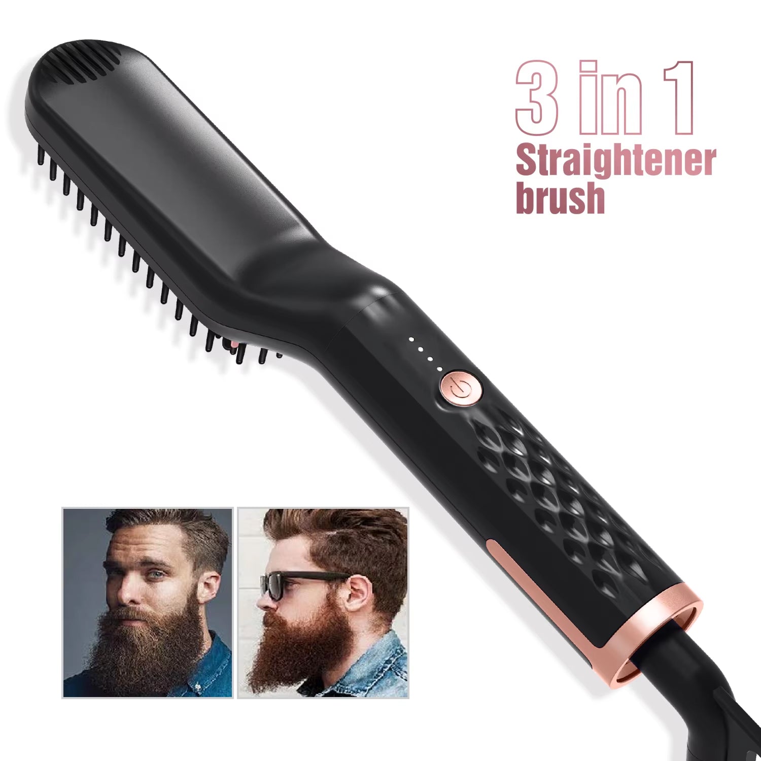 BeardBann Ionic Ceramic Beard Straightener for Men