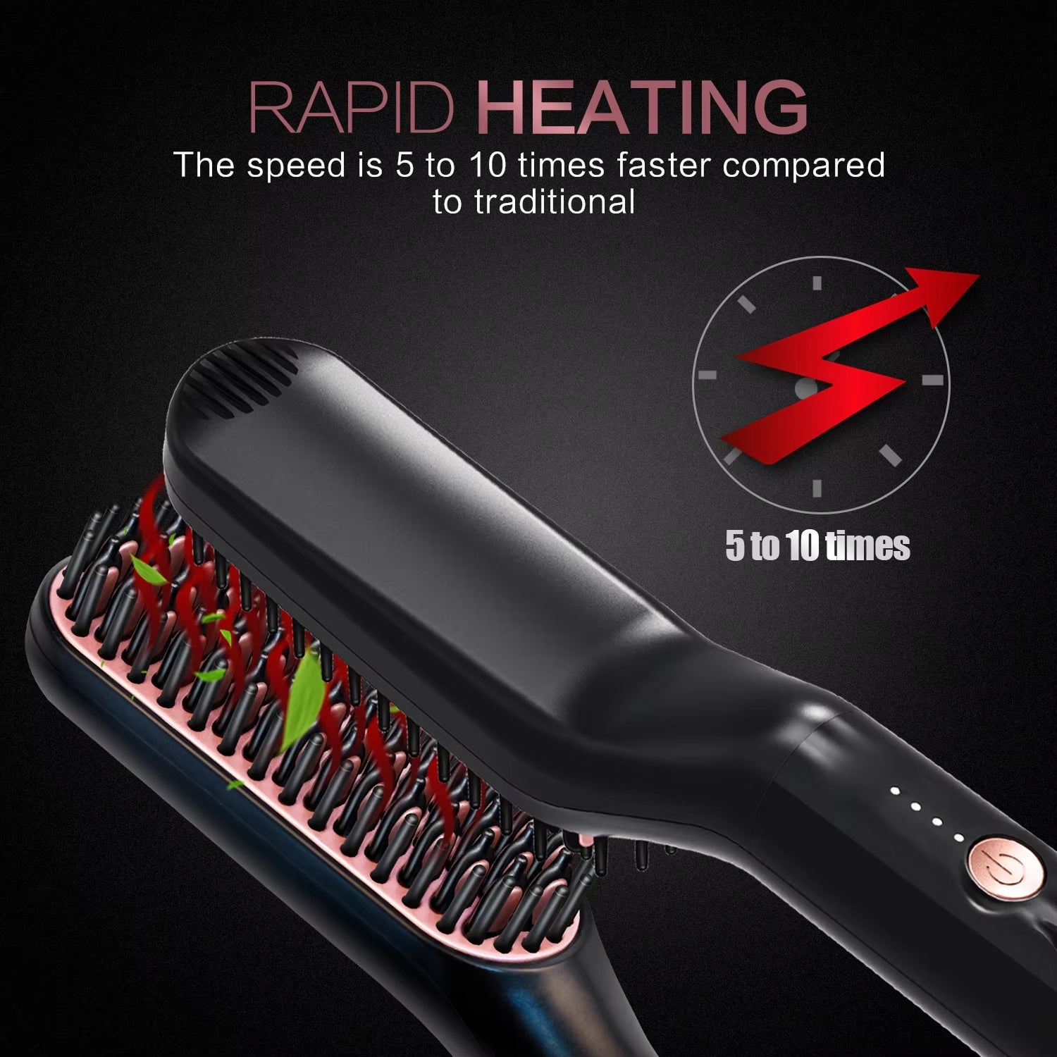BeardBann Ionic Ceramic Beard Straightener for Men