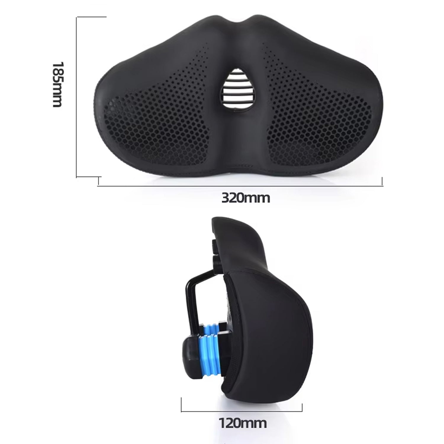 BiekoLux Noseless Ergonomic Bike Seat for Maximum Comfort