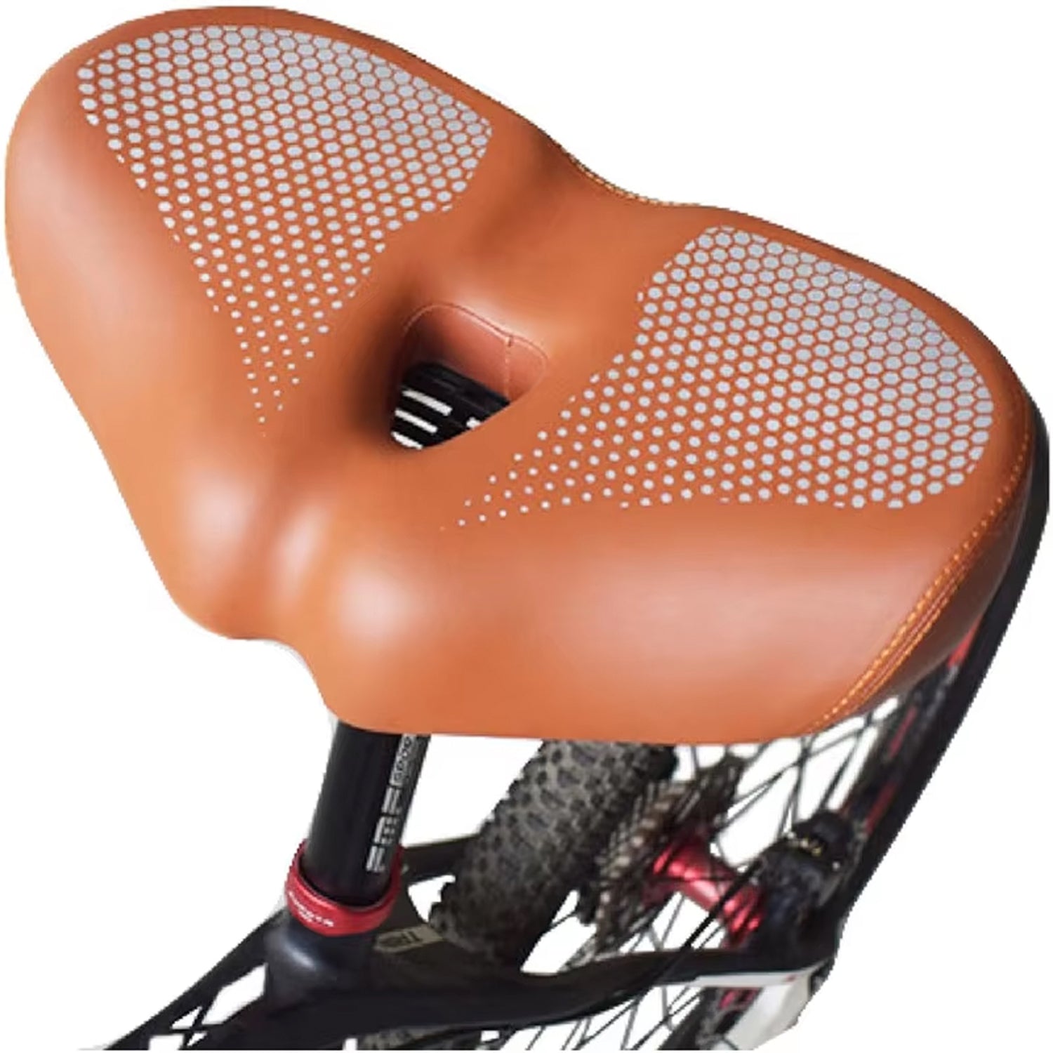 BiekoLux Noseless Ergonomic Bike Seat for Maximum Comfort