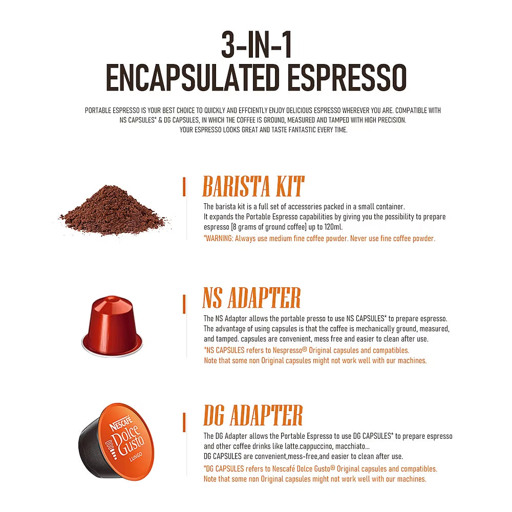 BrewNoma - Portable Espresso Maker For Summer Trips