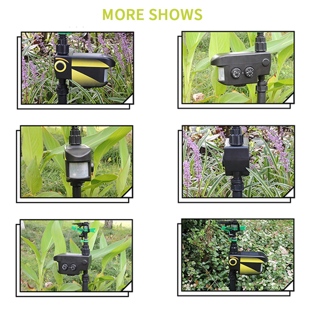 Sprynxie Solar Motion-Activated Animal Deterrent Sprinkler