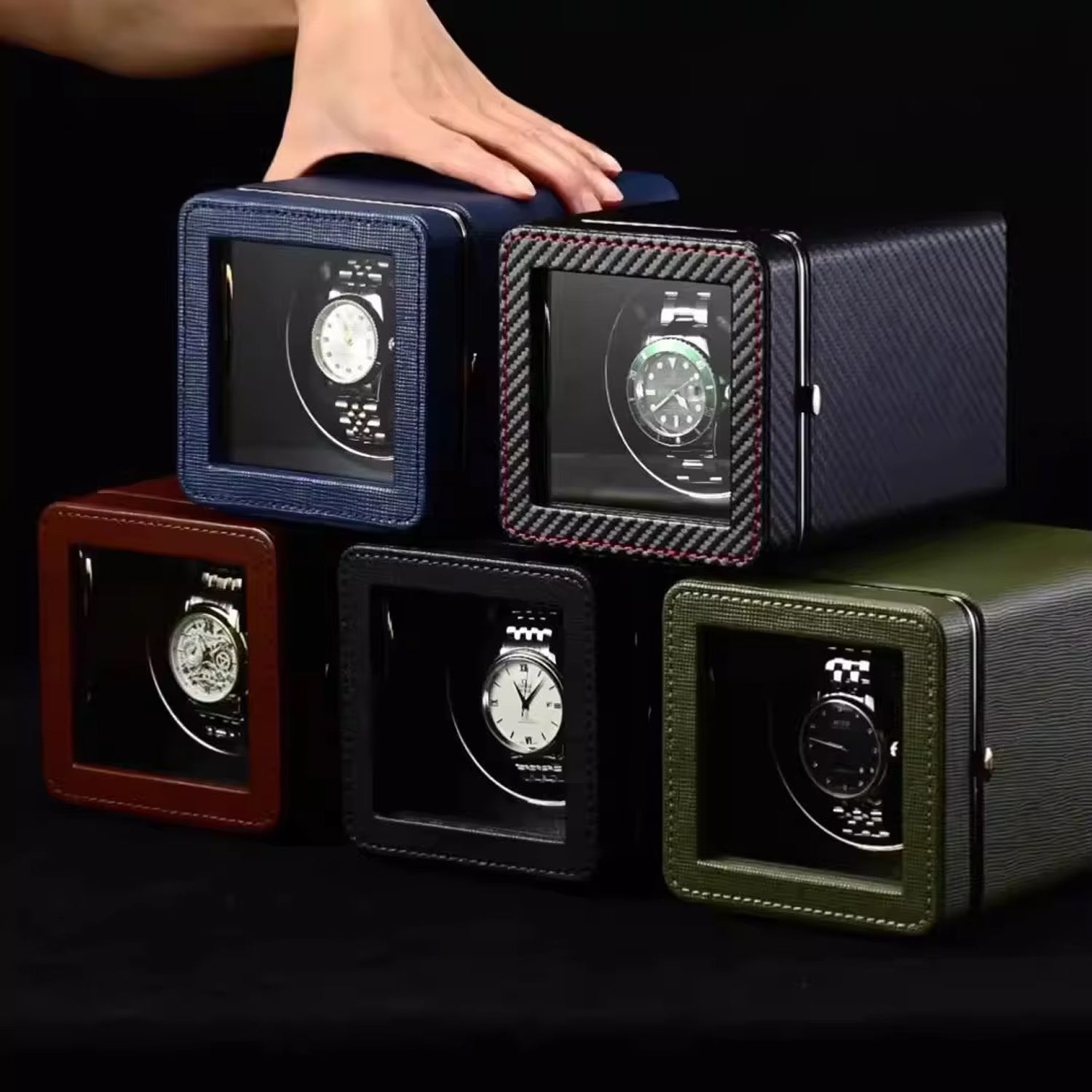ChroniNova - Auto Watch Winder Box For Watches Protection