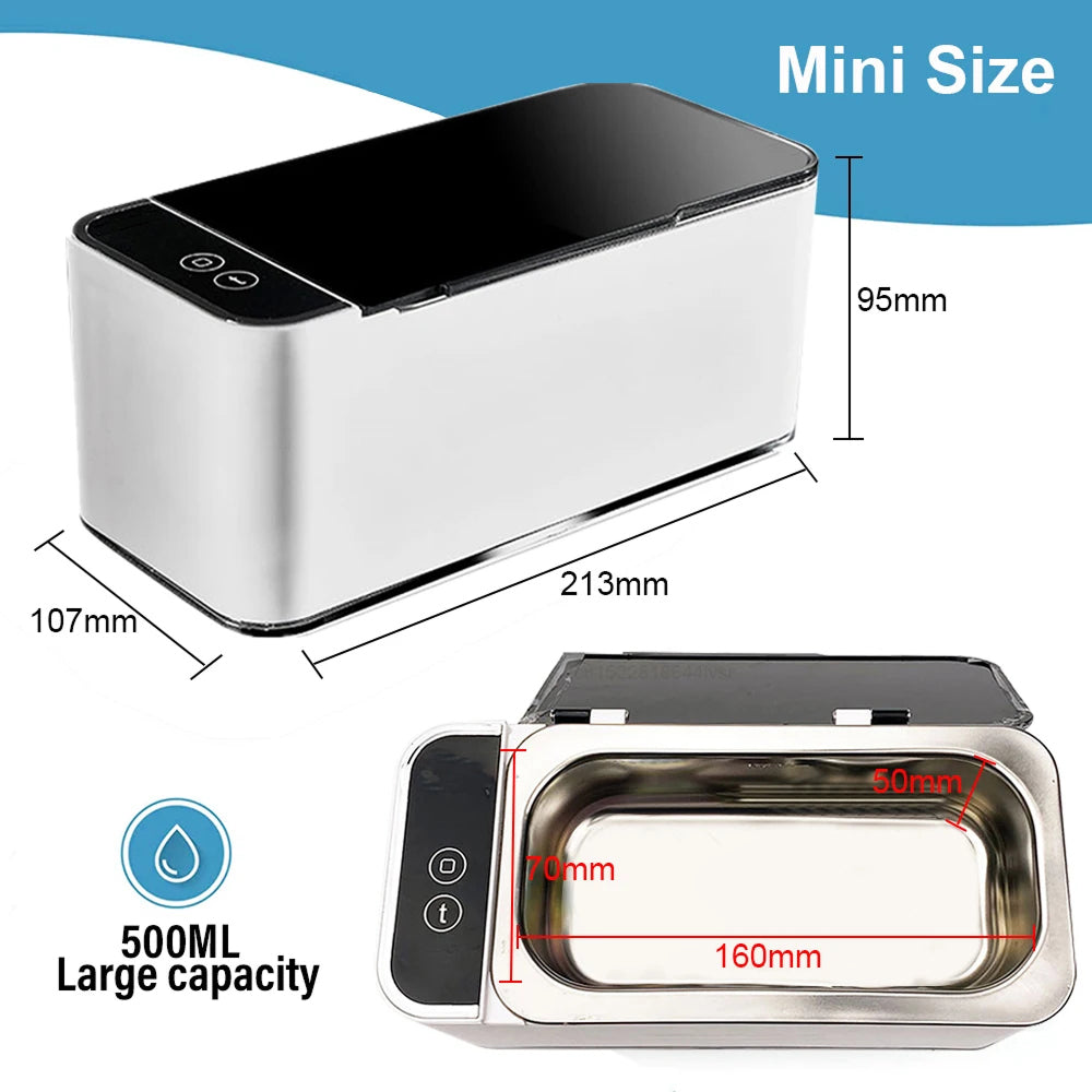 ClariVexi  Professional Ultrasonic Jewelry Cleaner for Home Use