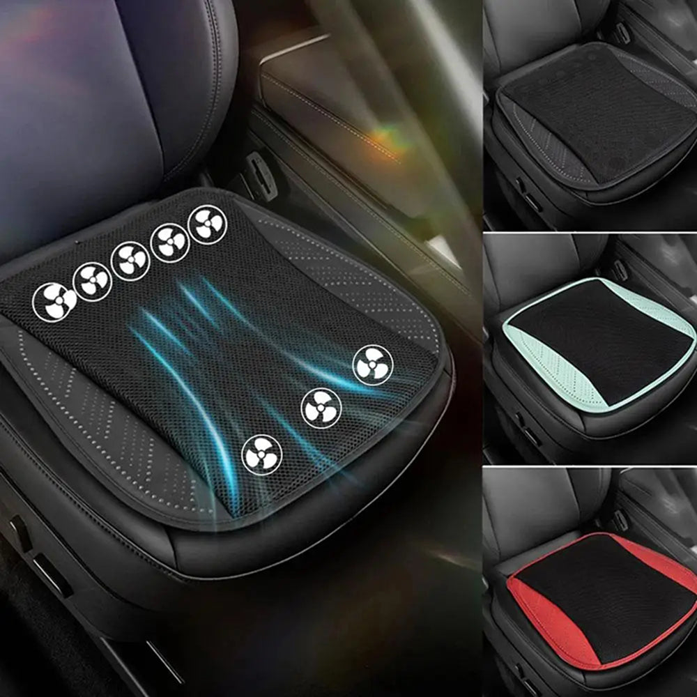 CoolWari Car Cooling Seat Cushion with 8 Built-In Fans