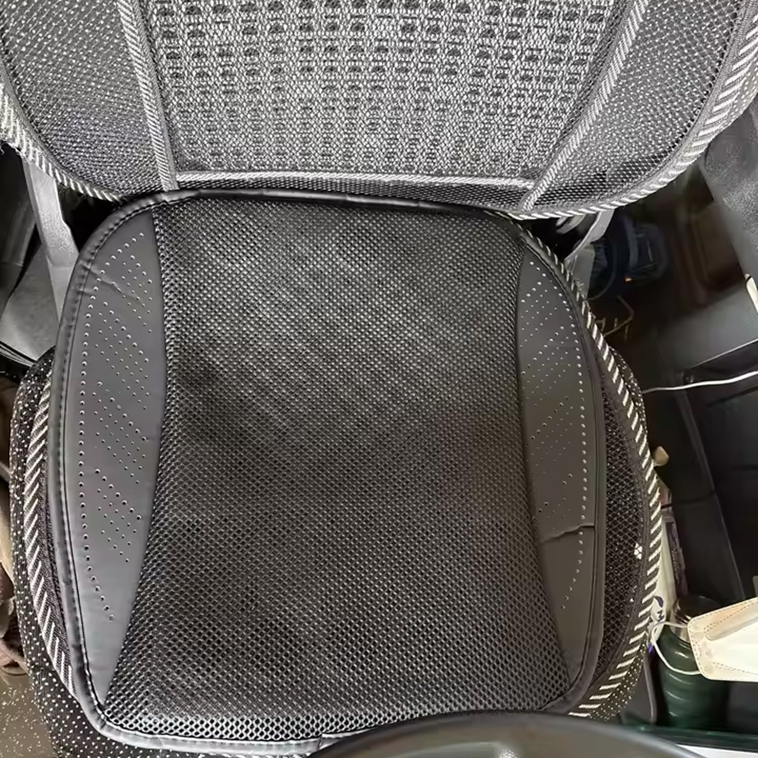 CoolWari Car Cooling Seat Cushion with 8 Built-In Fans
