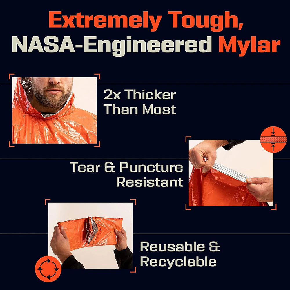 CozeGuardi Reusable Thermal Emergency Survival Blanket
