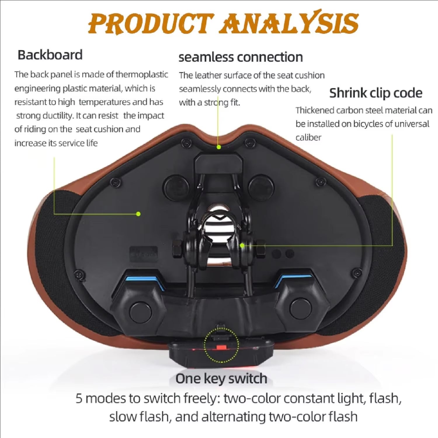 CycleEste - Comfortable Bike Seat For Long Rides