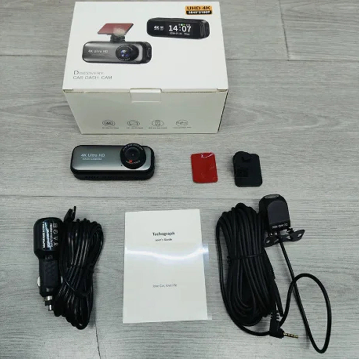 DashyLynk 4K Wireless Dual Dashcam with GPS & Night Vision