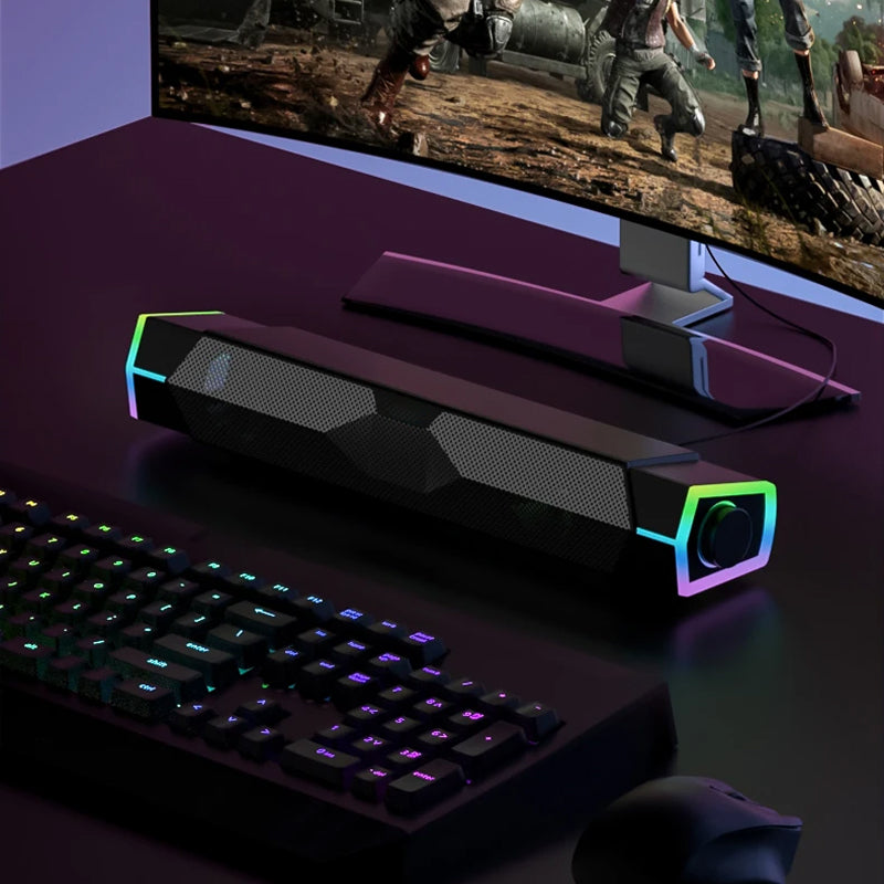 EchoePane RGB Bluetooth Computer Desktop Speakers