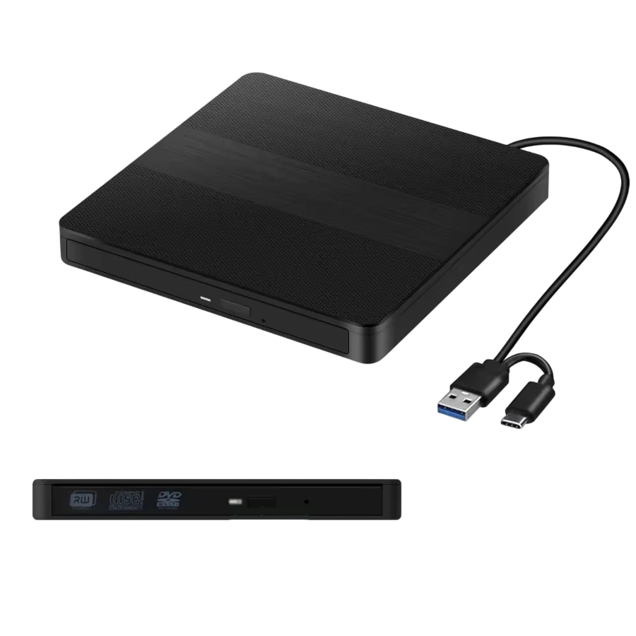 FlexieDisc External USB 3.0 & Type-C DVD/CD Drive