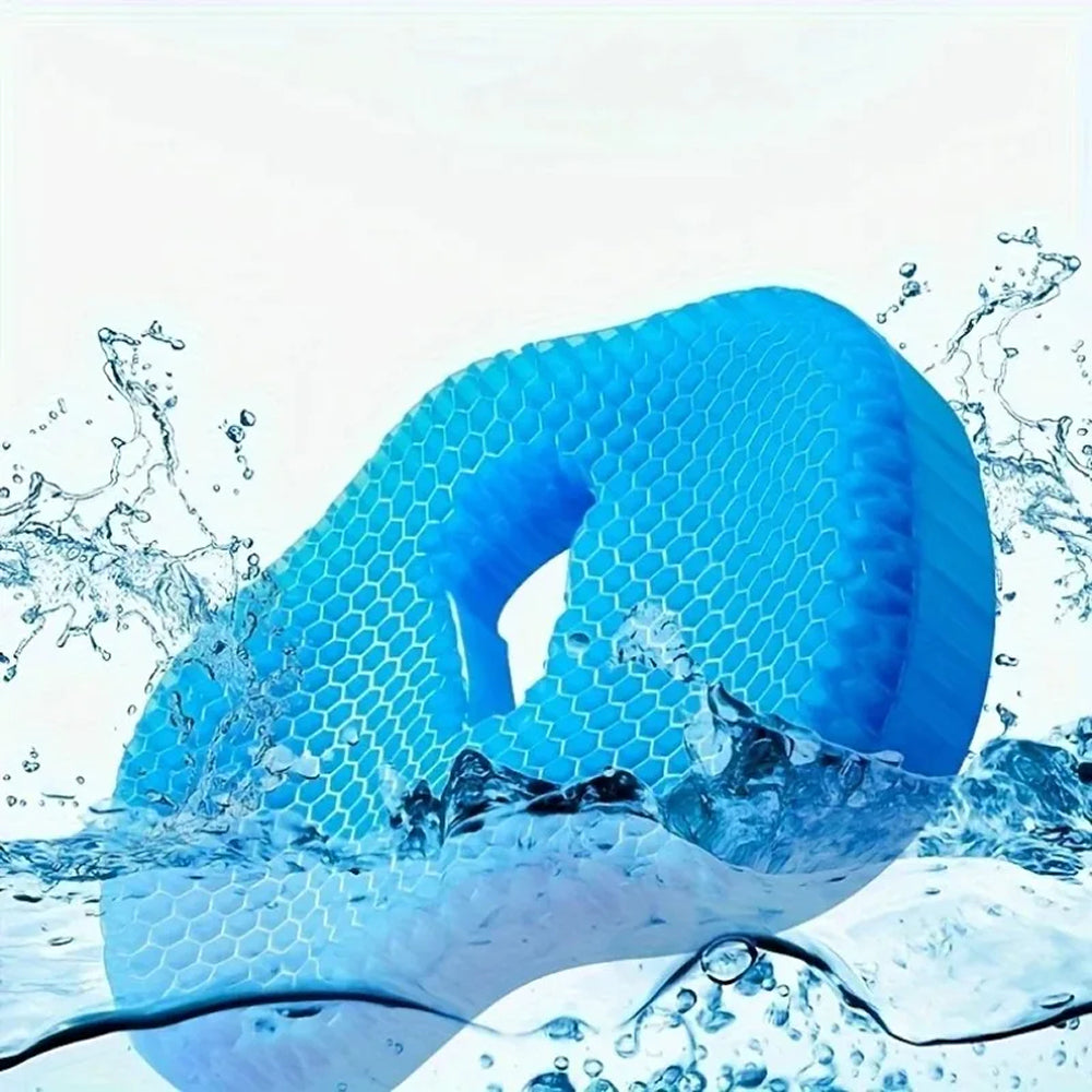 FloatiePad Breathable Honeycomb Gel Seat Cushion for Tailbone Relief