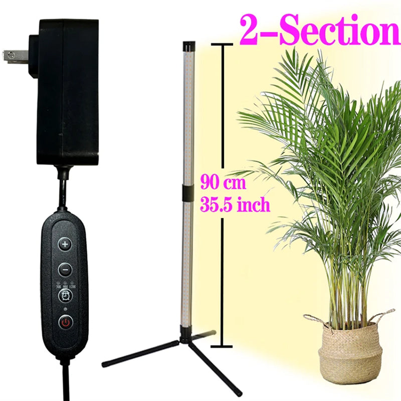FloraFluxi Full-Spectrum 32W LED Grow Lights for Indoor Plants