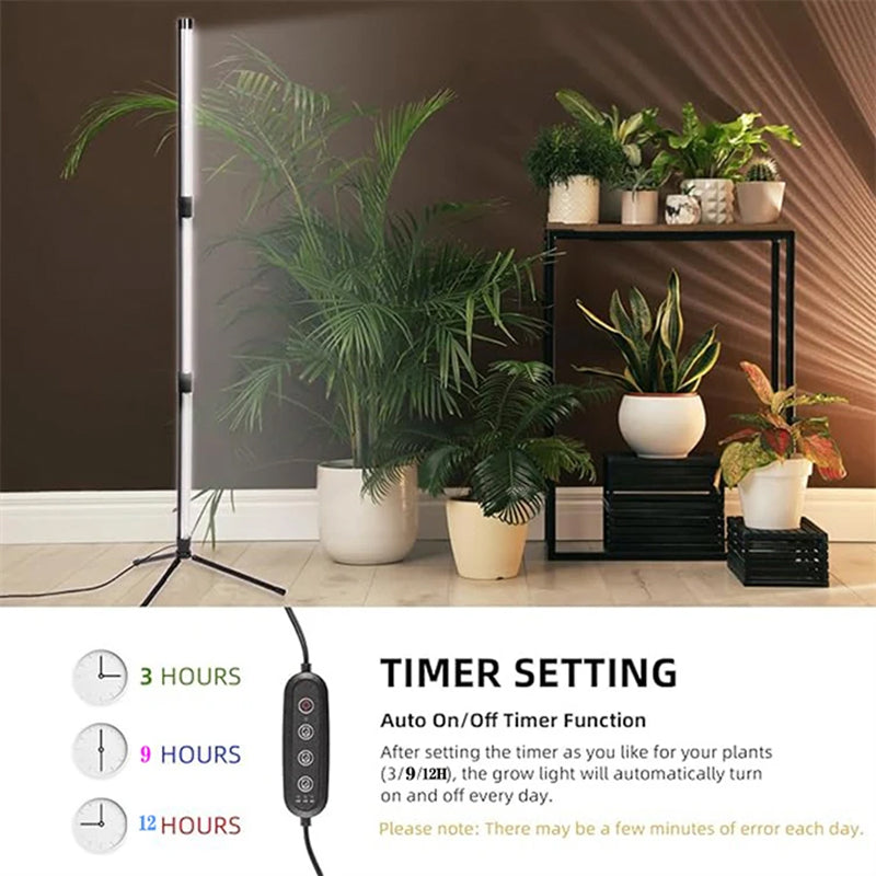 FloraFluxi Full-Spectrum 32W LED Grow Lights for Indoor Plants
