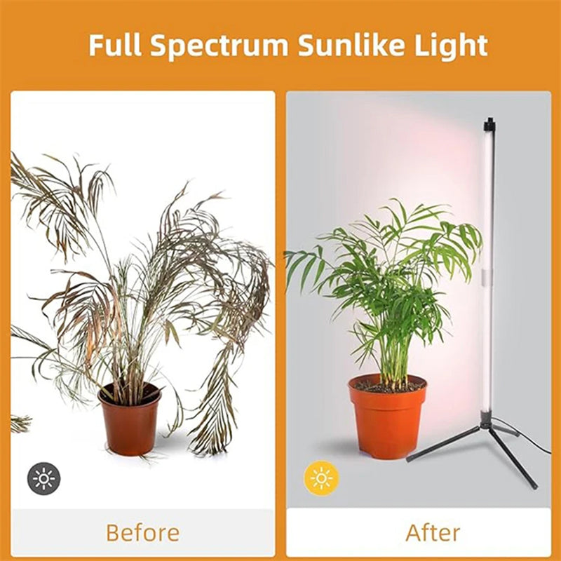 FloraFluxi Full-Spectrum 32W LED Grow Lights for Indoor Plants
