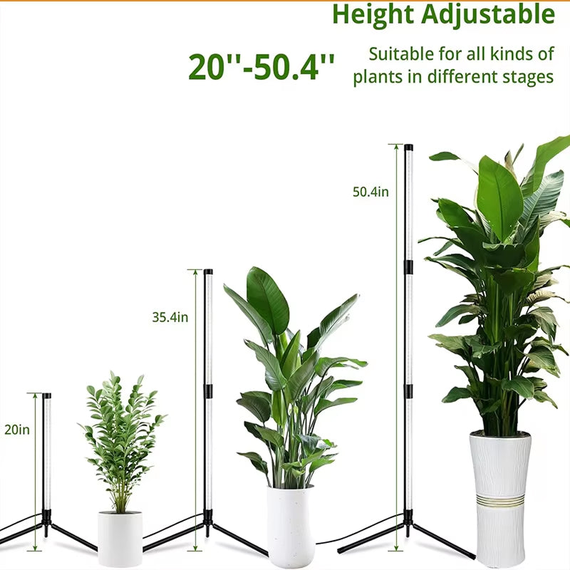 FloraFluxi Full-Spectrum 32W LED Grow Lights for Indoor Plants