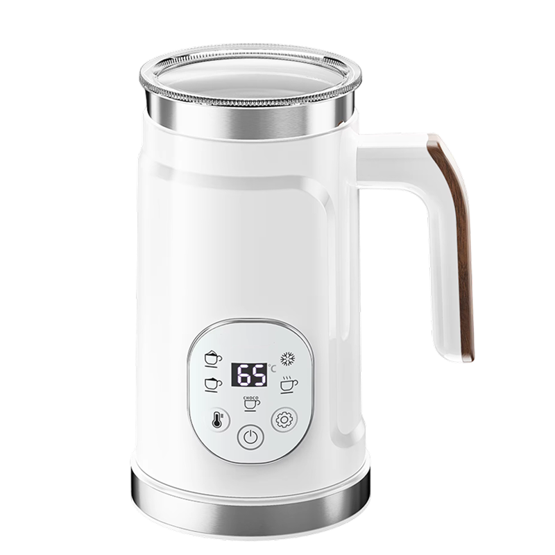 FrothoMat Automatic Milk Frother with 5 Preset Modes and LED Display