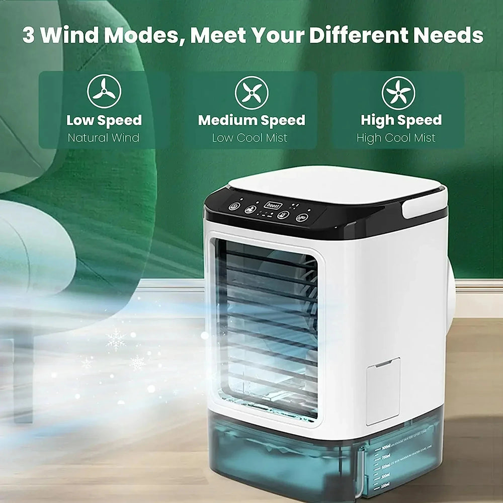 GlaciVyex Portable USB Personal Air Cooler and Humidifier