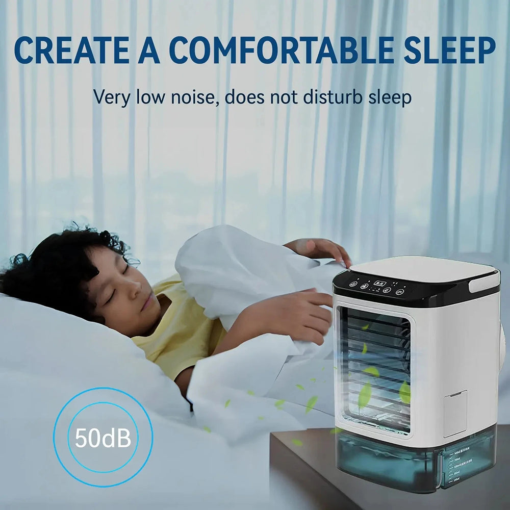 GlaciVyex Portable USB Personal Air Cooler and Humidifier