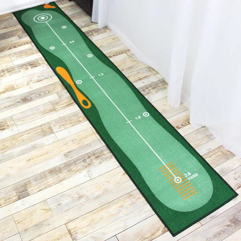 GolfiGlide Indoor Putting Mat - Realistic Green Roll Training