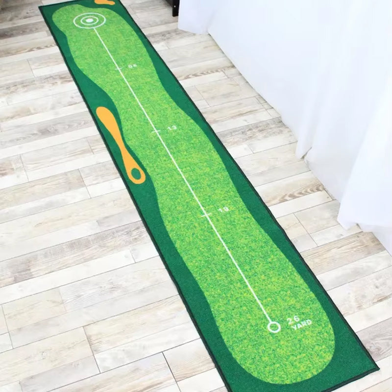 GolfiGlide Indoor Putting Mat - Realistic Green Roll Training