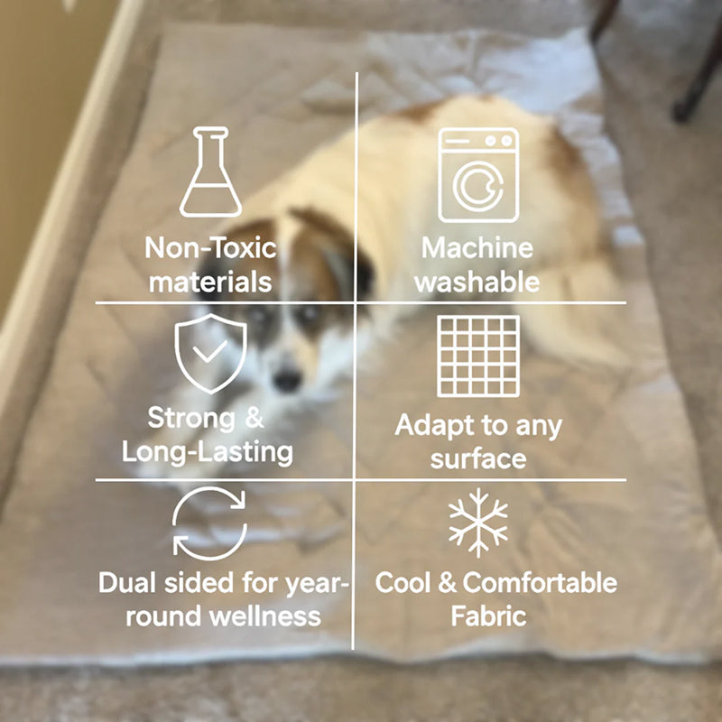 Kobolaf Dog Cooling Mat - Japanese Arc-Chill Instant Cooling Mat