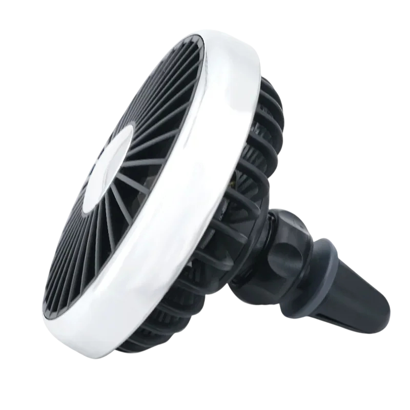KoldinKar 360° Rotatable 3-Speed Car Vent Cooling Fan