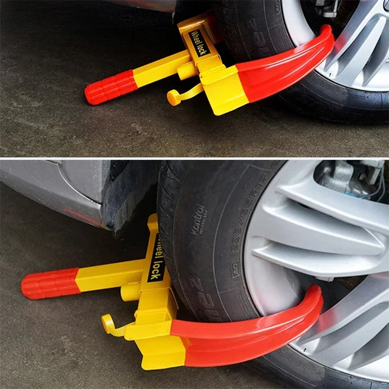 LockalLyx heavy-duty wheel clamp for cars, trailers, and RVs
