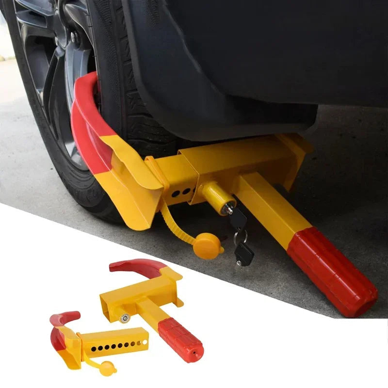 LockalLyx heavy-duty wheel clamp for cars, trailers, and RVs