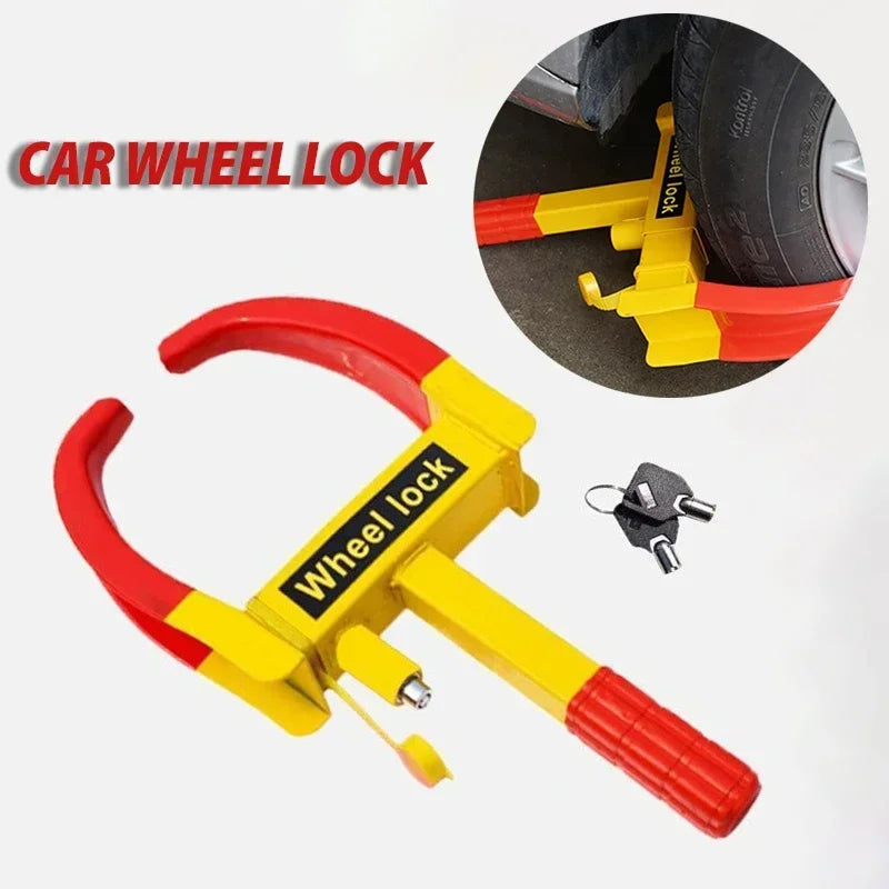 LockalLyx heavy-duty wheel clamp for cars, trailers, and RVs