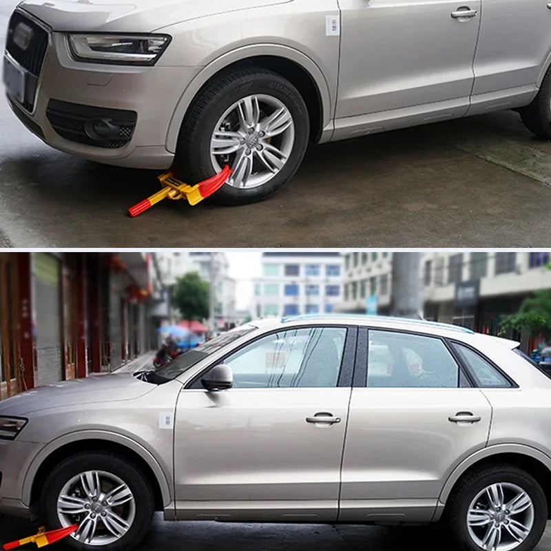 LockalLyx heavy-duty wheel clamp for cars, trailers, and RVs