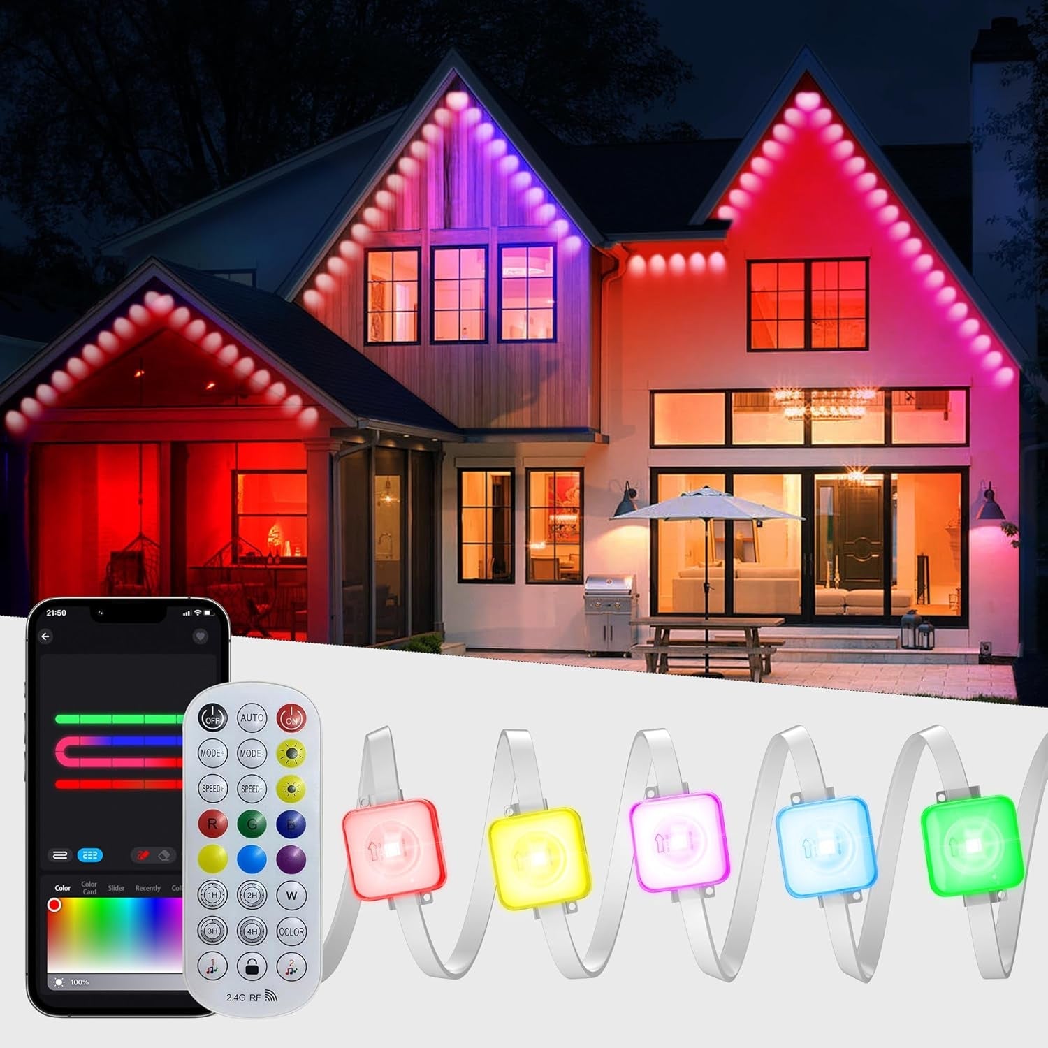 LumiTraile - Outdoor LED Strips For Home Decoration
