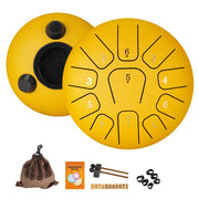 LunaRissi 11-Note Steel Tongue Drum for Beginners & Meditation