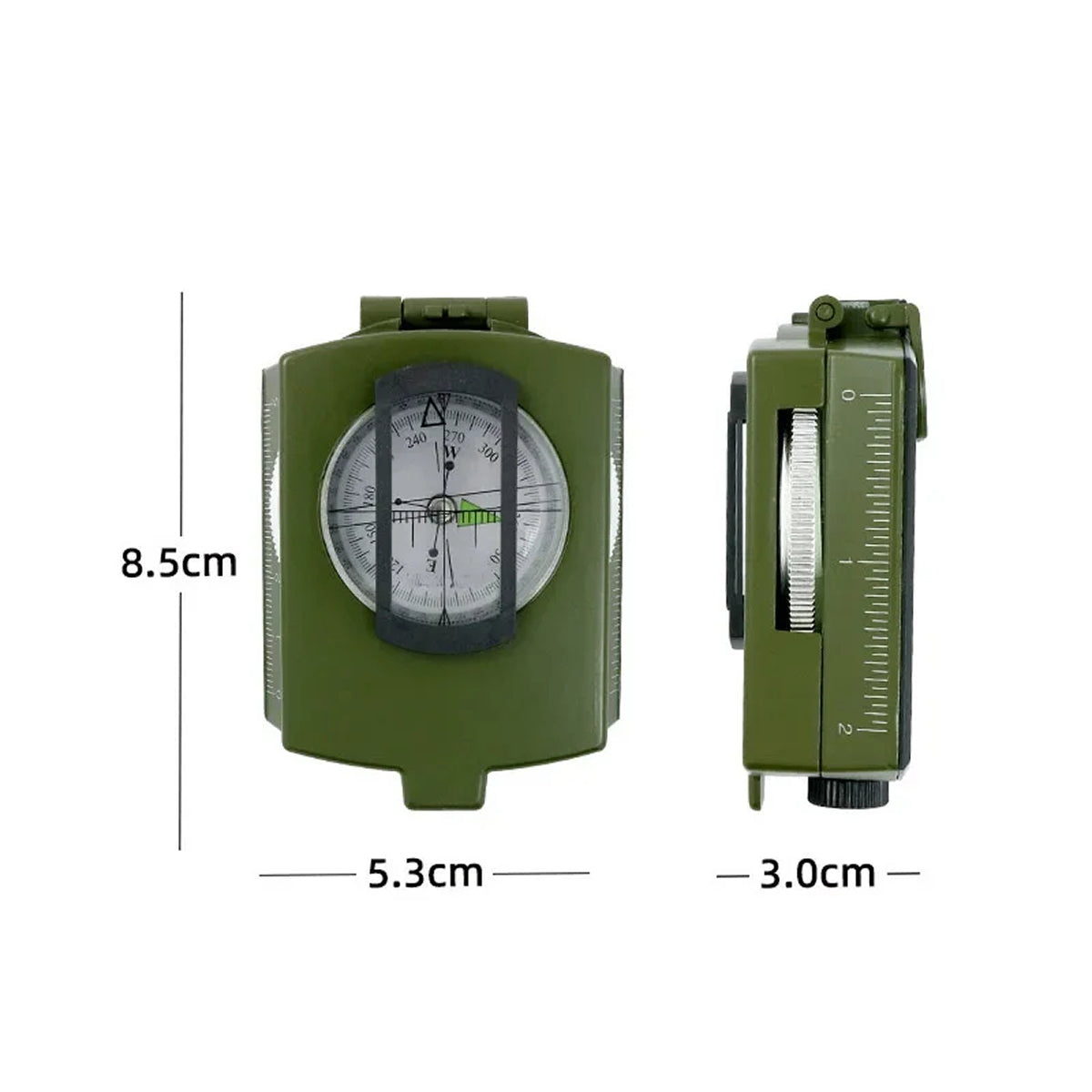 MagiNoxu Professional Waterproof Survival Compass for Navigation