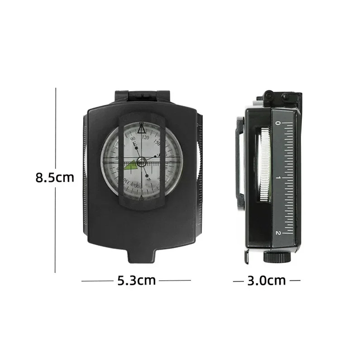MagiNoxu Professional Waterproof Survival Compass for Navigation