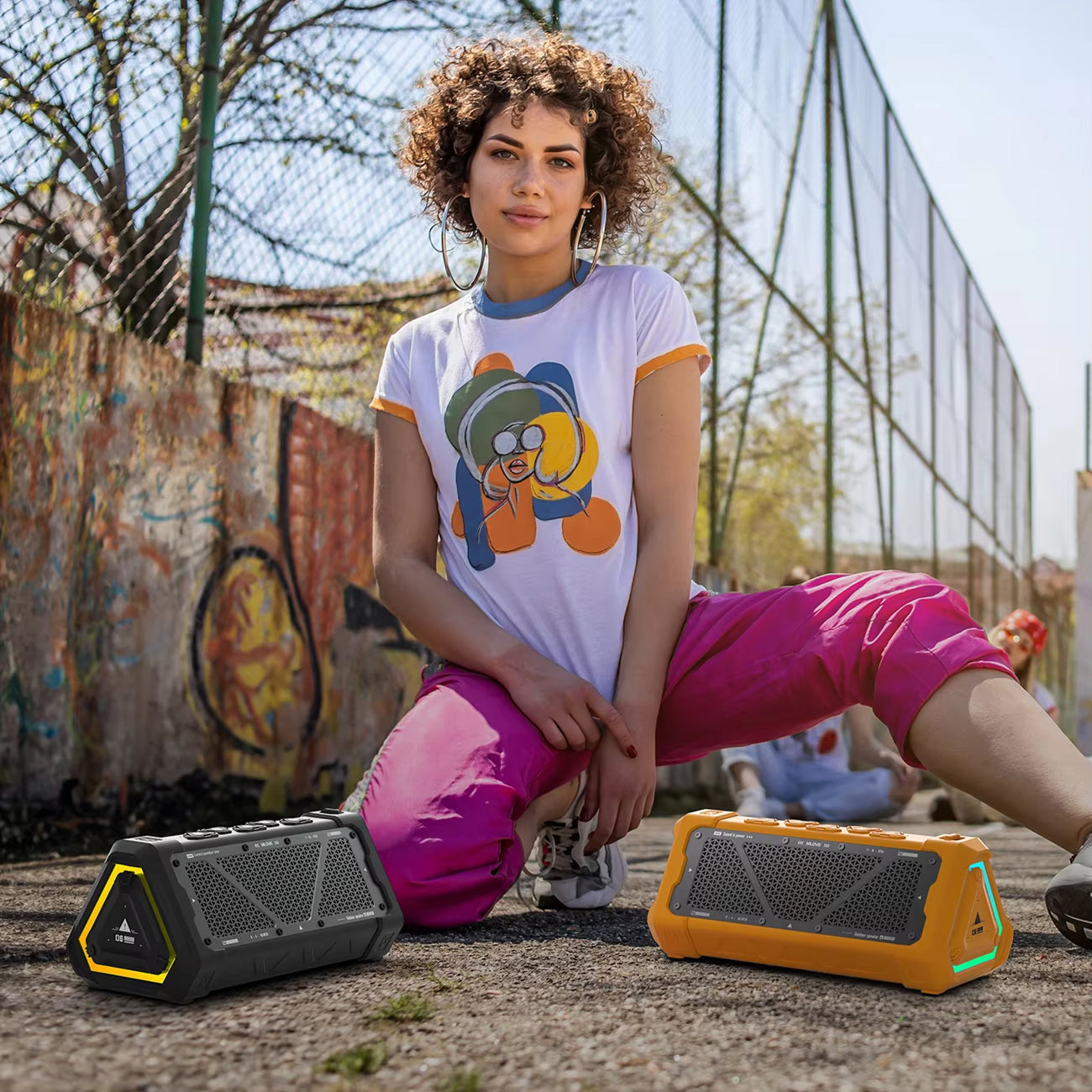 MeloxDyne IP67 Waterproof Outdoor Bluetooth Speaker with 24H Battery